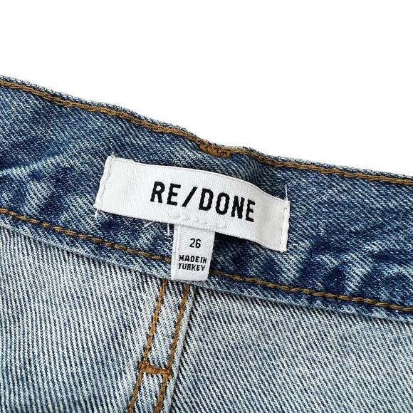 New Women’s RE/DONE Mid Rise Split Skirt Size 26 - Picture 5 of 12